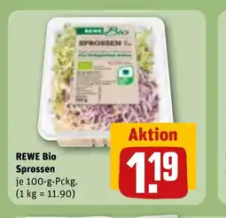 REWE DE REWE Bio Sprossen tilbud