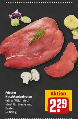 REWE DE Frischer Hirschkeulenbraten tilbud