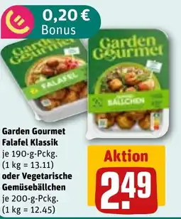 REWE DE Garden Gourmet Falafel Klassik tilbud