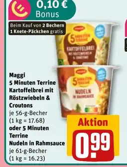 REWE DE Maggi 5 Minuten Terrine Kartoffelbrei mit Röstzwiebeln & Croutons tilbud