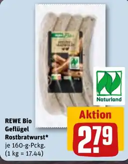 REWE DE REWE Bio Geflügel Rostbratwurst* tilbud