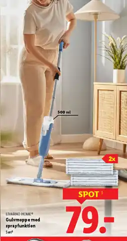 Lidl LIVARNO HOME® Gulvmoppe med sprayfunktion tilbud