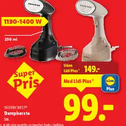Lidl SILVERCREST Dampbørste tilbud