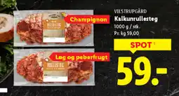 Lidl VILSTRUPGÅRD Kalkunrullesteg tilbud