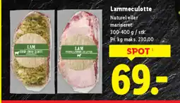 Lidl Lammeculotte tilbud