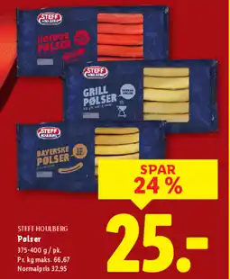 Lidl STEFF HOULBERG Pølser tilbud
