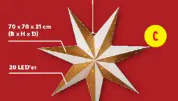 Lidl LIVARNO HOME Julestjerne tilbud