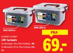 Lidl LIVARNO HOME® LED-lyskæde tilbud