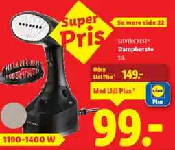 Lidl SILVERCREST Dampbørste tilbud