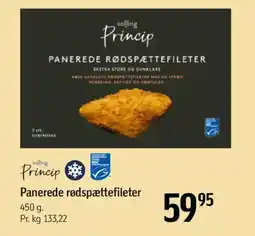Føtex Salling Princip Panerede rødspættefileter tilbud
