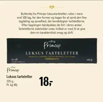 Salling Princip Luksus tarteletter