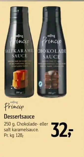 Føtex Salling Princip Dessertsauce tilbud