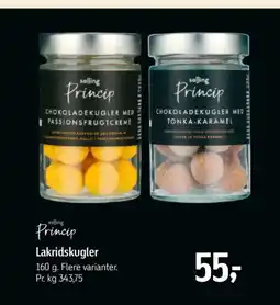 Føtex Salling Princip Lakridskugler tilbud