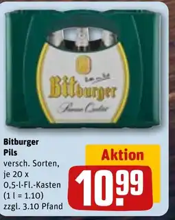 REWE DE Bitburger Pils tilbud