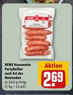 REWE DE REWE Hausmarke Partybeiẞer nach Art der Mettenden tilbud