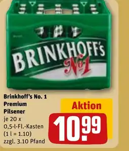 REWE DE Brinkhoff's No. 1 Premium Pilsener tilbud