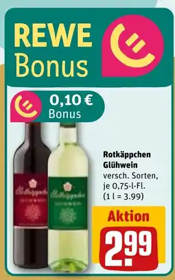 REWE DE Rotkäppchen Glühwein tilbud
