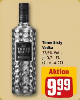 REWE DE Three Sixty Vodka tilbud