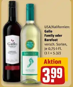 REWE DE Gallo Family oder Barefoot tilbud