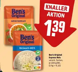 REWE DE Ben's Original Express Reis tilbud