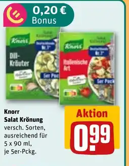 REWE DE Knorr Salat Krönung tilbud