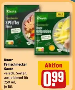 REWE DE Knorr Feinschmecker Sauce tilbud