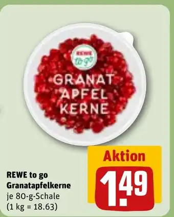 REWE DE REWE to go Granatapfelkerne tilbud
