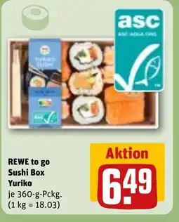 REWE DE REWE to go Sushi Box Yuriko tilbud