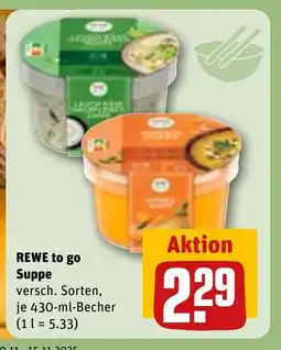 REWE DE REWE to go Suppe tilbud
