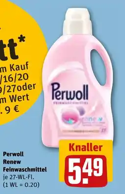 REWE DE Perwoll Renew Feinwaschmittel tilbud