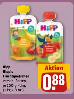 REWE DE Hipp Hippis Fruchtquetschen tilbud