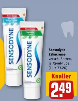 REWE DE Sensodyne Zahncreme tilbud