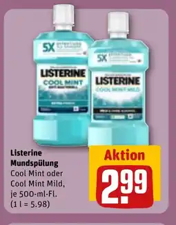 REWE DE Listerine Mundspülung tilbud