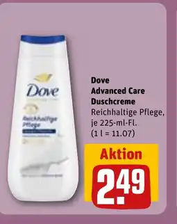 REWE DE Dove Advanced Care Duschcreme tilbud