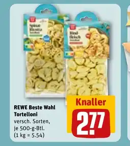 REWE DE REWE Beste Wahl Tortelloni tilbud