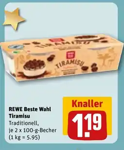 REWE DE REWE Beste Wahl Tiramisu tilbud