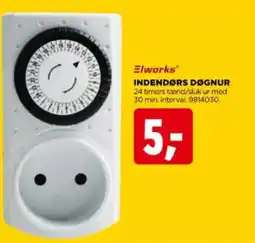 jem & fix Elworks Indendørs døgnur tilbud