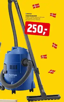 jem & fix Nilfisk Vådstøvsuger tilbud
