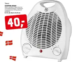 jem & fix GRAD Varmeblæser tilbud
