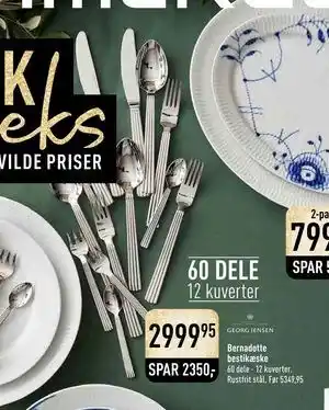 Bernadotte bestikæske, DKK 2999.95