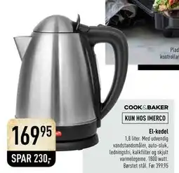 Imerco El-kedel, DKK 169.95 tilbud