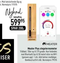 Imerco Meater Plus stegetermometer, DKK 599.95 tilbud