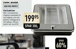 Imerco Flad brødrister, DKK 199.95 tilbud