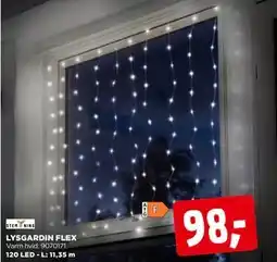 jem & fix LYSGARDIN FLEX, DKK 98 tilbud