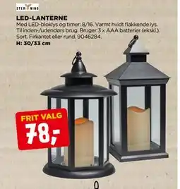jem & fix LED-LANTERNE, DKK 78 tilbud