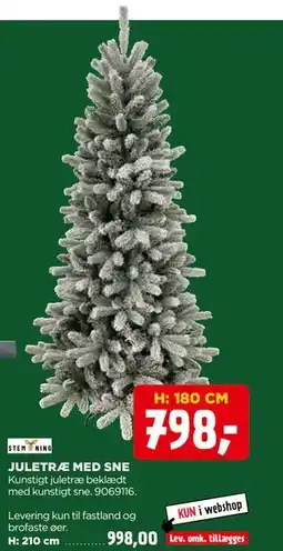 jem & fix JULETRÆ MED SNE tilbud