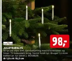jem & fix JULETRÆSLYS, DKK 98 tilbud