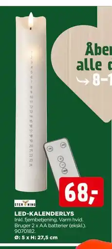 jem & fix LED-KALENDERLYS, DKK 68 tilbud