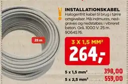 jem & fix INSTALLATIONSKABEL tilbud