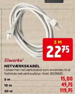 jem & fix NETVÆRKSKABEL tilbud